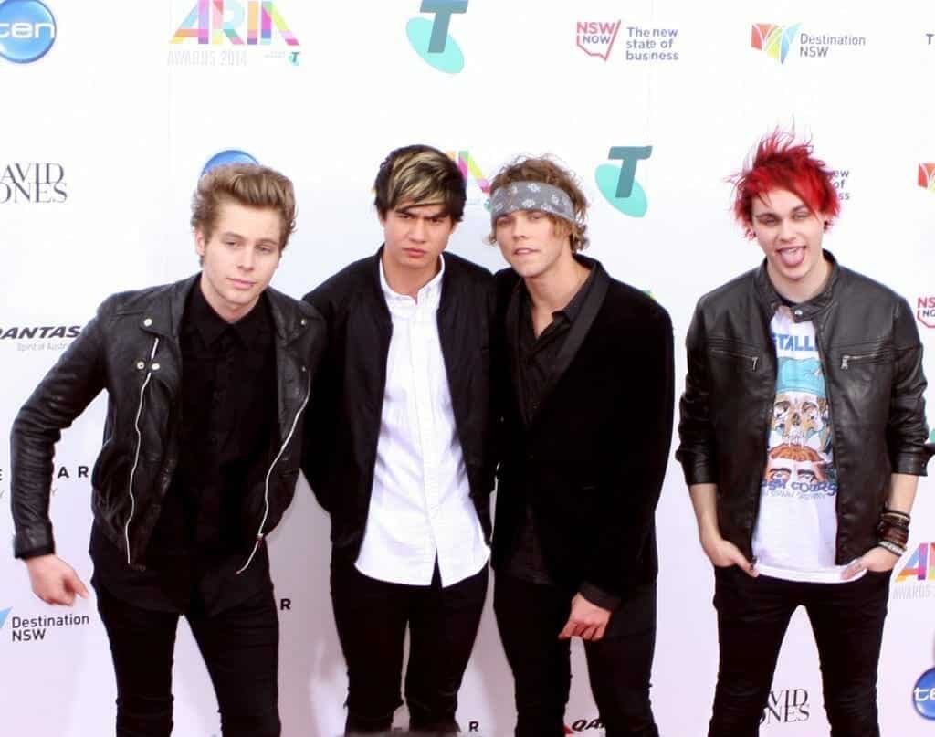 5 Seconds of Summer en el 2014. Fuente: flickr. Autor: Eva Rinaldi