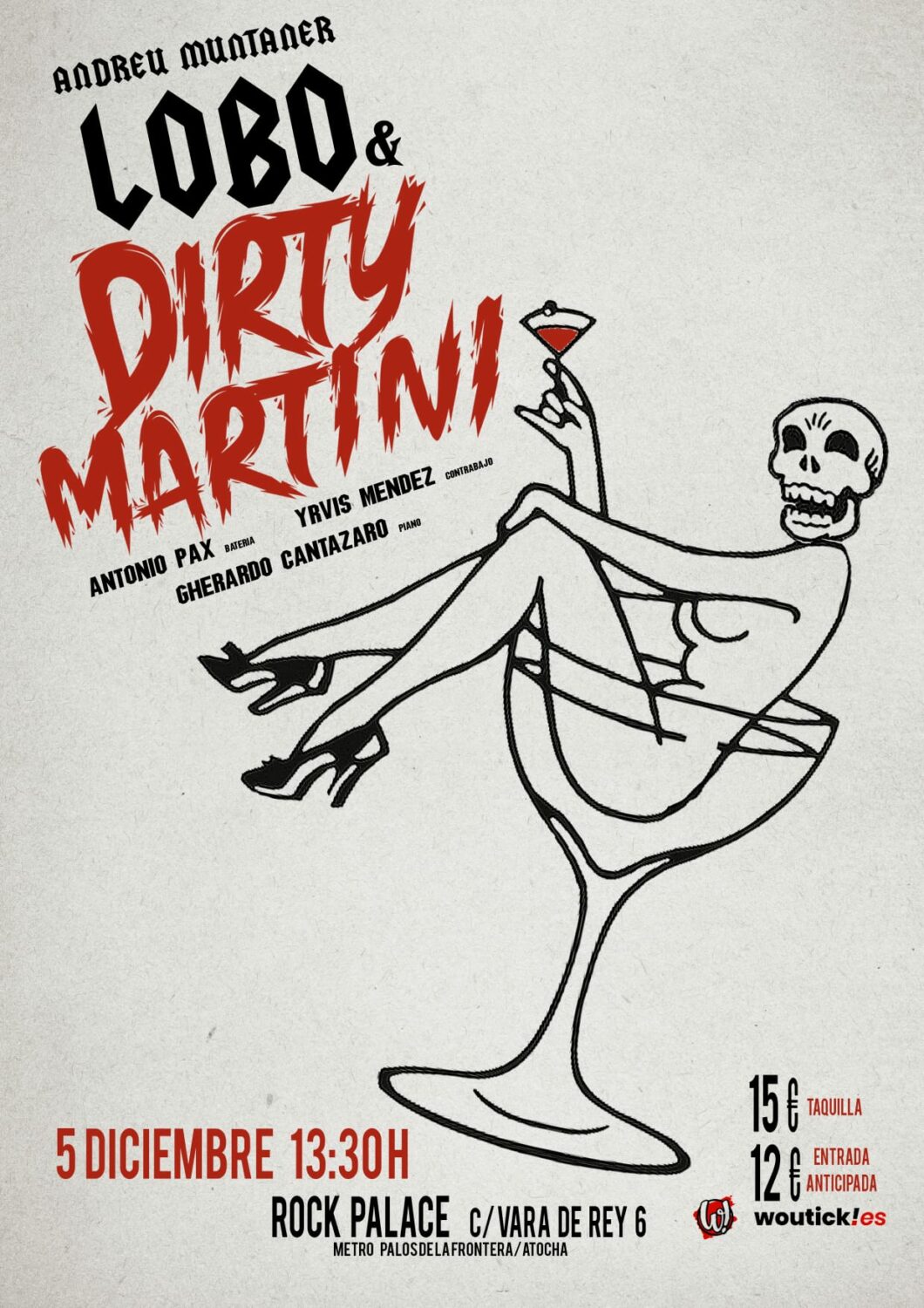 Andreu Muntaner 'Lobo' ¡Fiesta "Dirty Martini" en la Rock Palace!