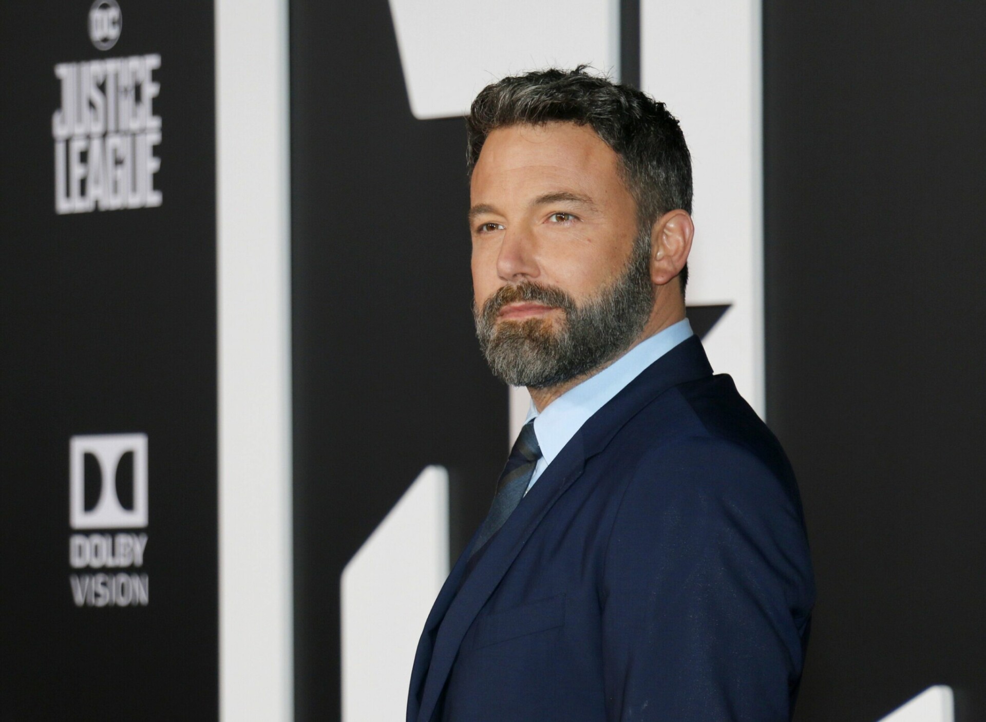 Actor Ben Affleck en el estreno mundial de 'Justice League' celebrado en el Dolby Theatre en Hollywood, EE.UU. el 13 de noviembre de 2017 . — Foto de PopularImages