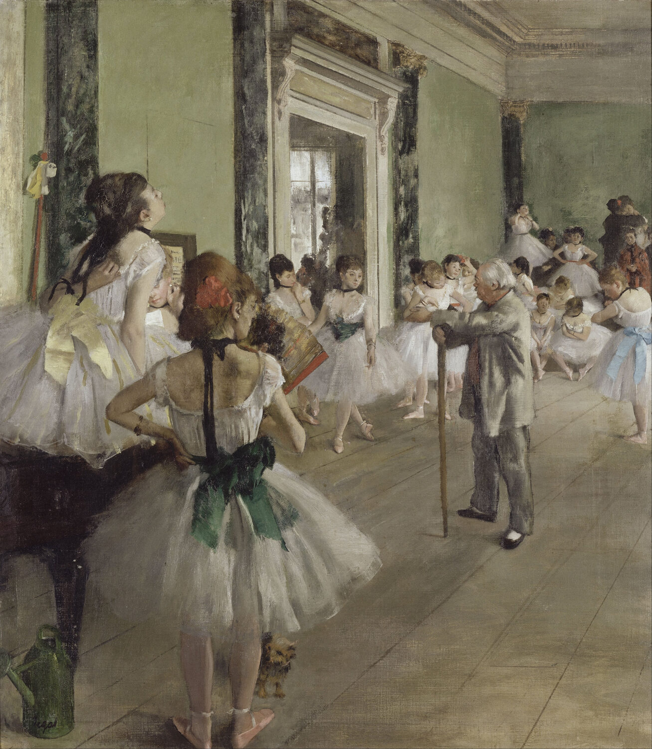 Edgar Degas. The Dance Class (La Classe de Danse), 1873–1876, oil on canvas
