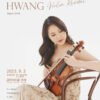 Cartel del recital de violín de Inyoung Hwang