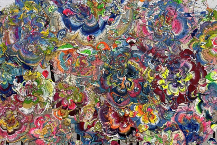 Abstract Flowers by Yuta Okuda, 2024