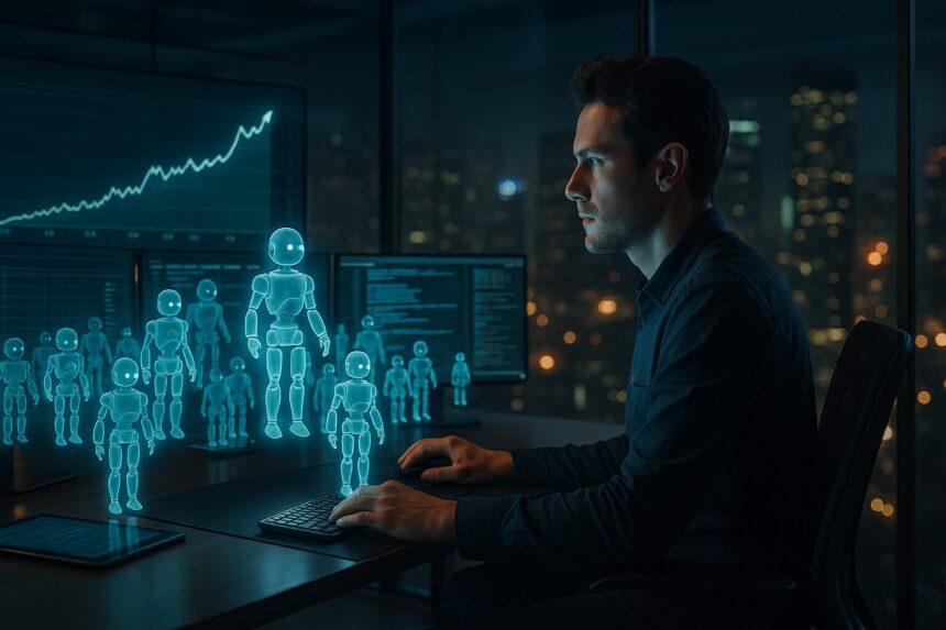 ¿Y si tu startup fuera solo tú y 10.000 bots? Cómo ser un unicornio sin contratar a nadie